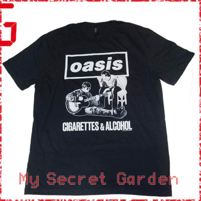 Oasis - Cigarettes & Alcohol Official T Shirt ( Men L , XL) ***READY TO SHIP from Hong Kong***